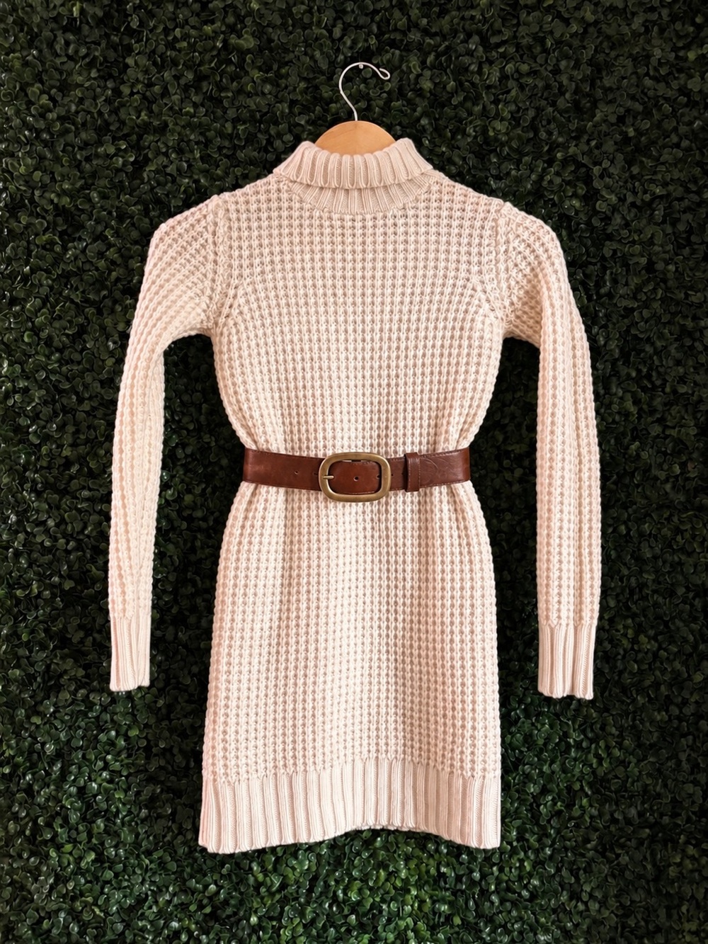 Y2K XS Vintage Victoria’s Secret MODA Ivory Wool Sweater Dress